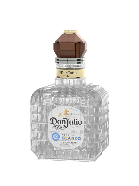 Don Julio LEGO Tarzı Koleksiyon Şişesi – Kristal Tasarımlı Özel Dekor Seti