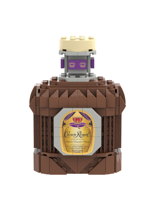 Crown Royal LEGO Tarzı Koleksiyon Şişesi – Özel Tasarım Vitrin Seti