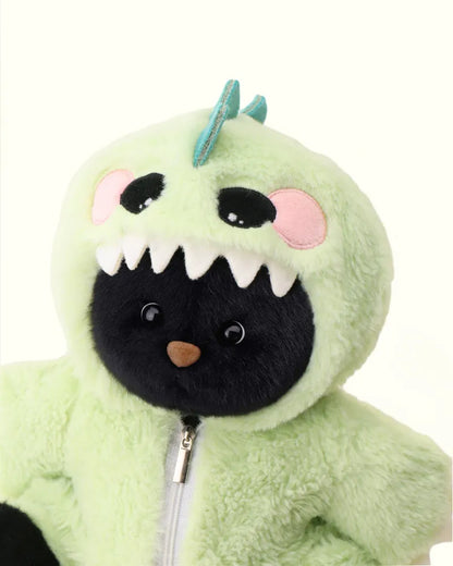 CuttyHug Ayıcık Yeşil Tüylü Dino Ayıcık (KOSTÜM)