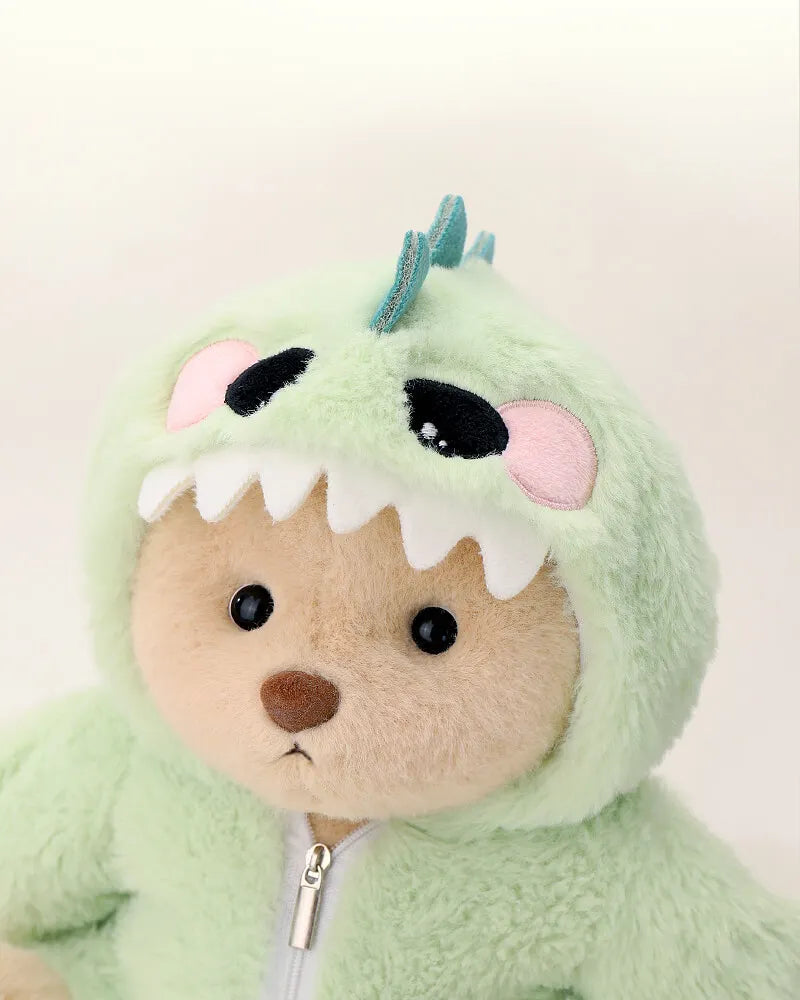 CuttyHug Ayıcık Yeşil Tüylü Dino Ayıcık (KOSTÜM)