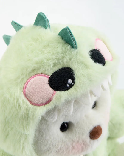 CuttyHug Ayıcık Yeşil Tüylü Dino Ayıcık (KOSTÜM)