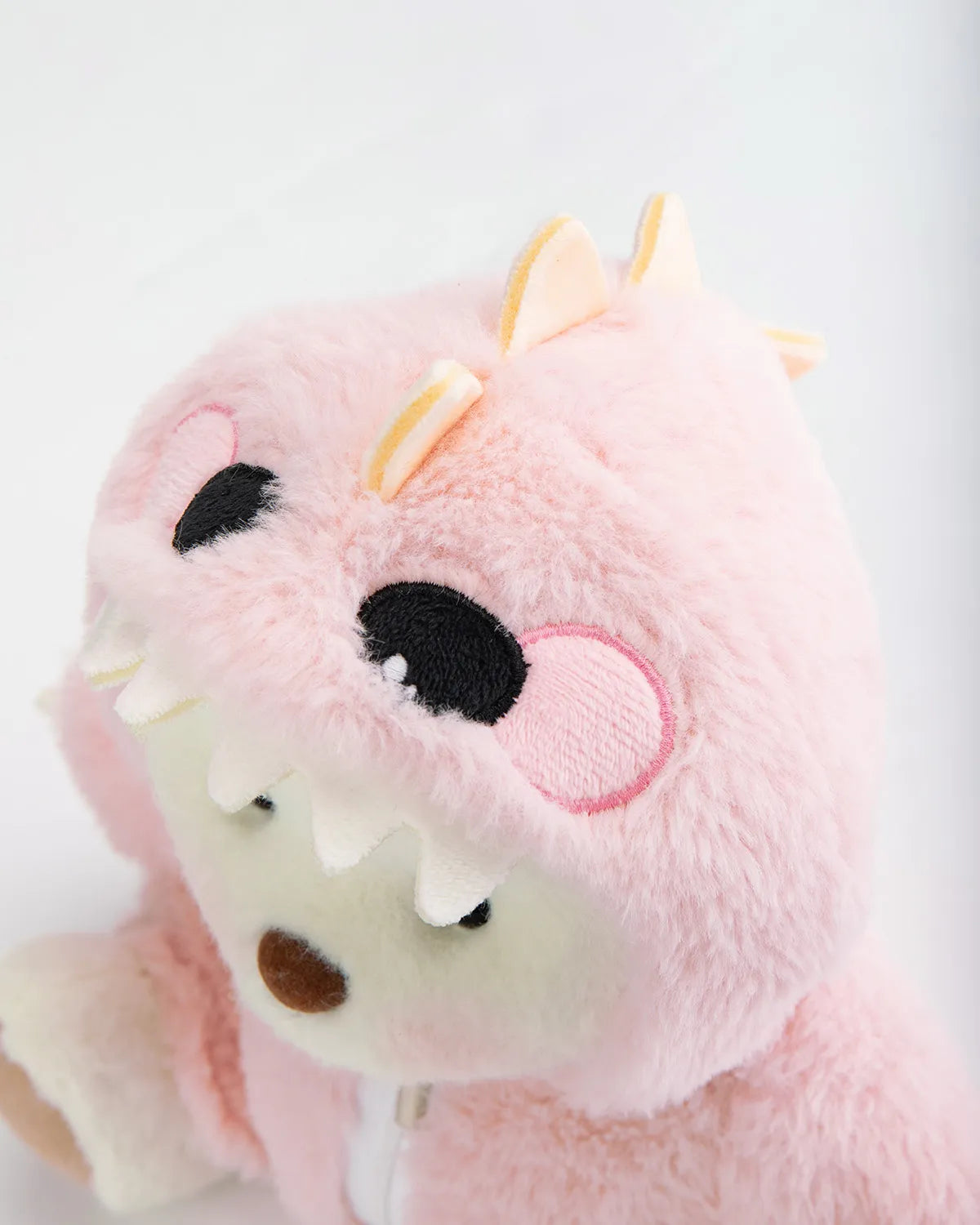 CuttyHug Ayıcık Pembe Tüylü Dino Ayıcık (KOSTÜM)