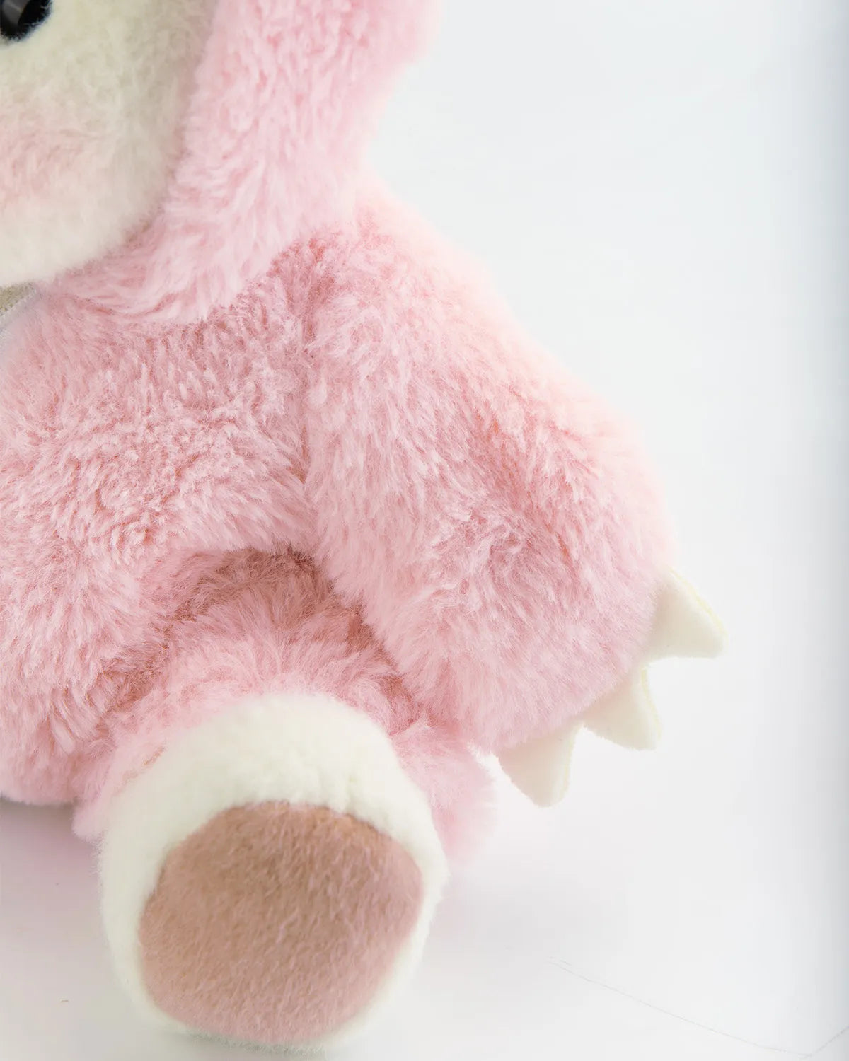 CuttyHug Ayıcık Pembe Tüylü Dino Ayıcık (KOSTÜM)
