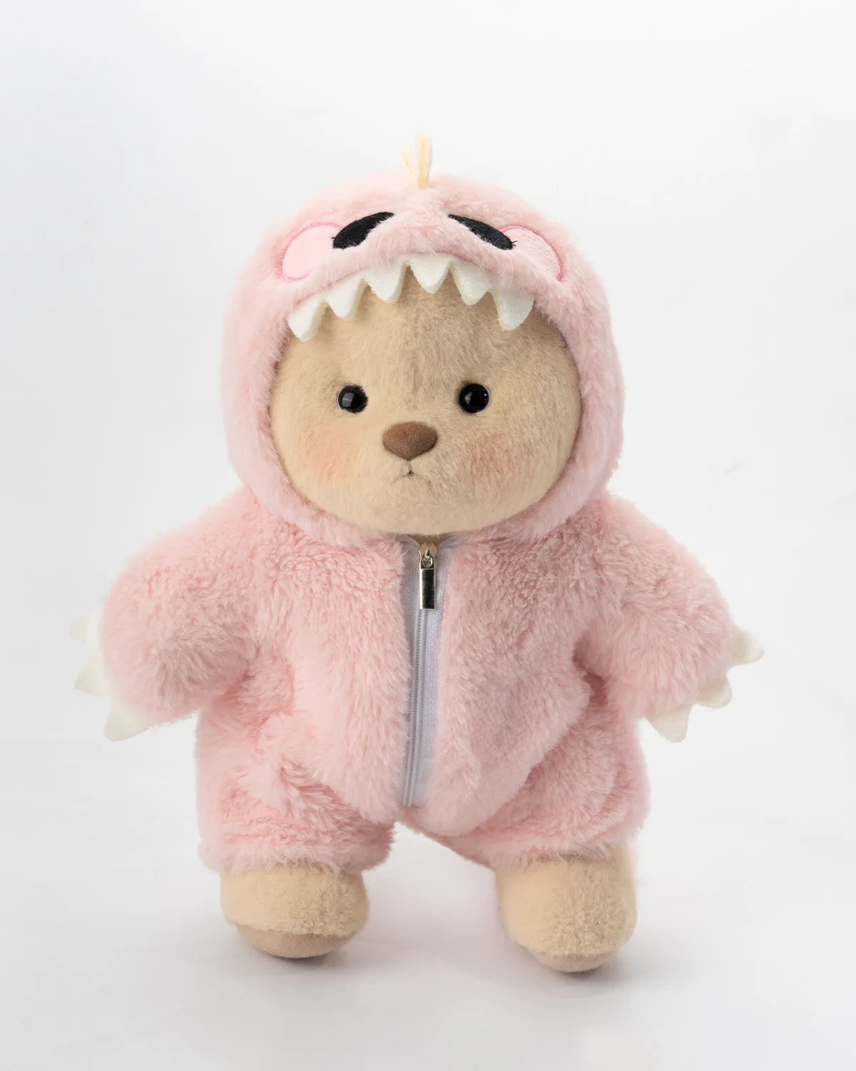 CuttyHug Ayıcık Pembe Tüylü Dino Ayıcık (KOSTÜM)