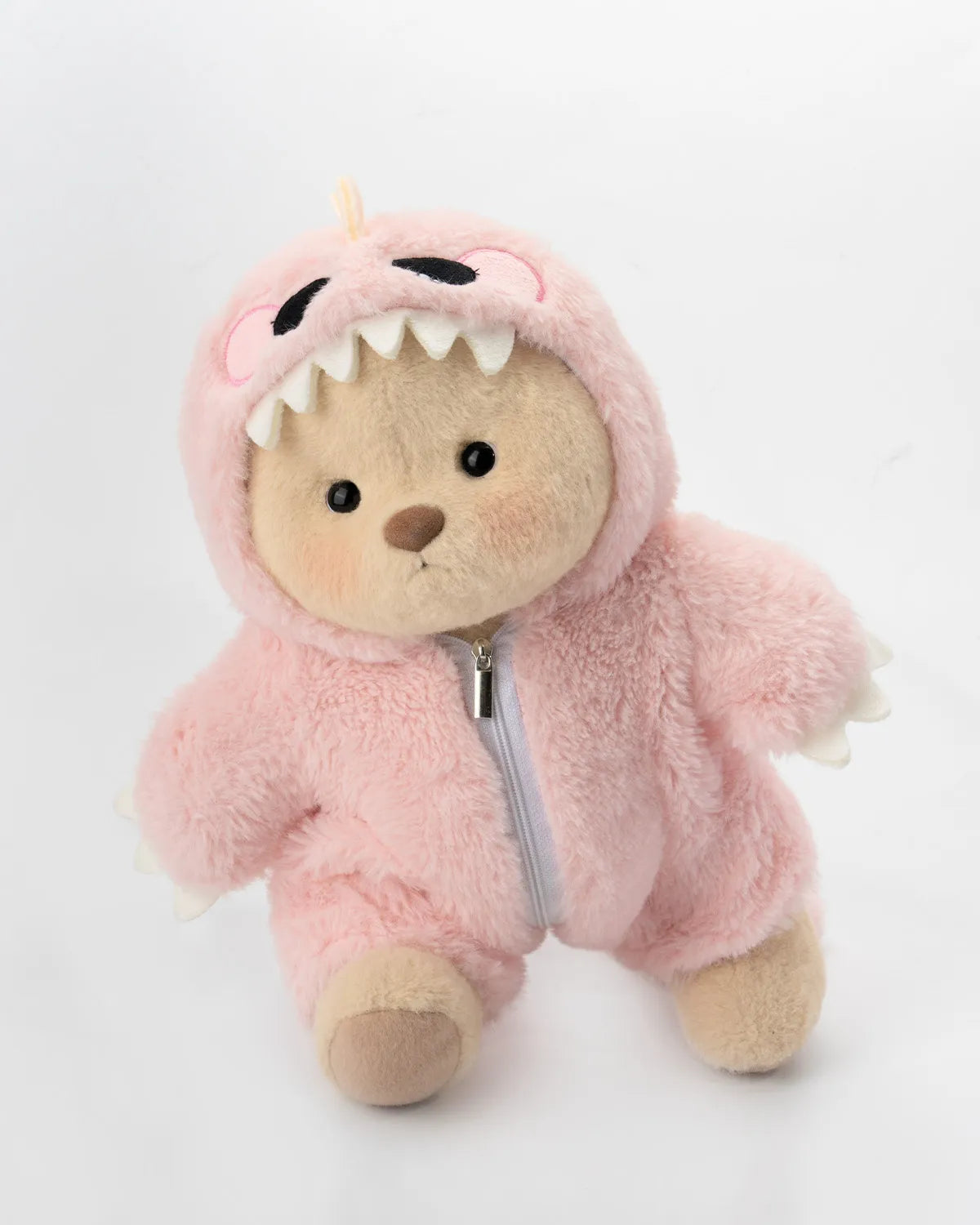 CuttyHug Ayıcık Pembe Tüylü Dino Ayıcık (KOSTÜM)