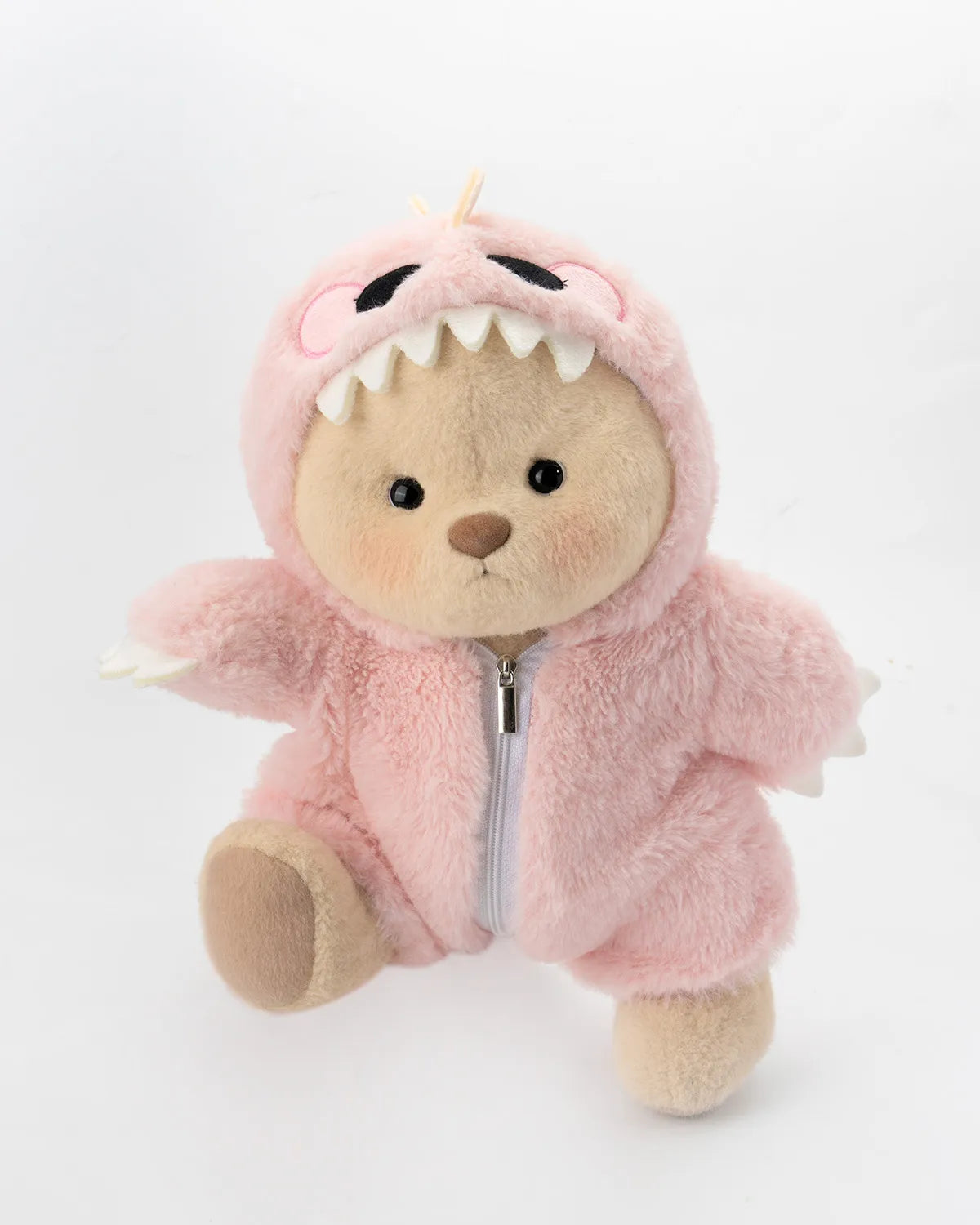 CuttyHug Ayıcık Pembe Tüylü Dino Ayıcık (KOSTÜM)