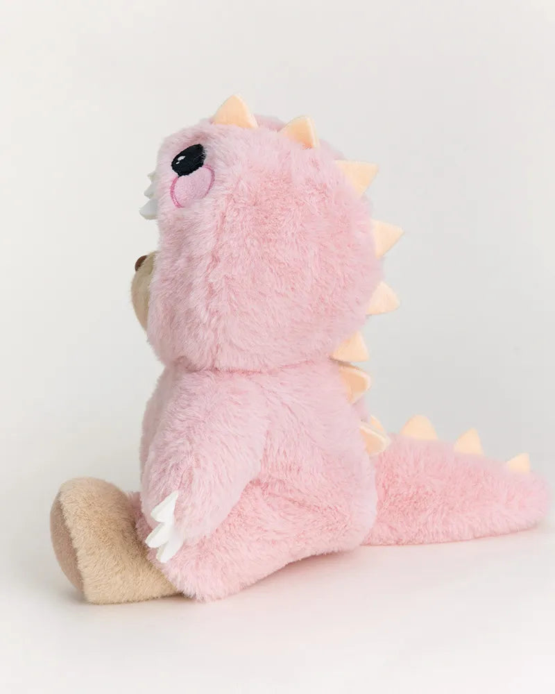 CuttyHug Ayıcık Pembe Tüylü Dino Ayıcık (KOSTÜM)