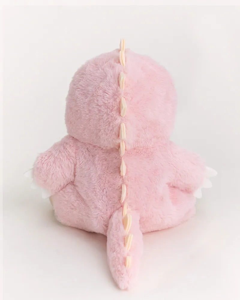 CuttyHug Ayıcık Pembe Tüylü Dino Ayıcık (KOSTÜM)